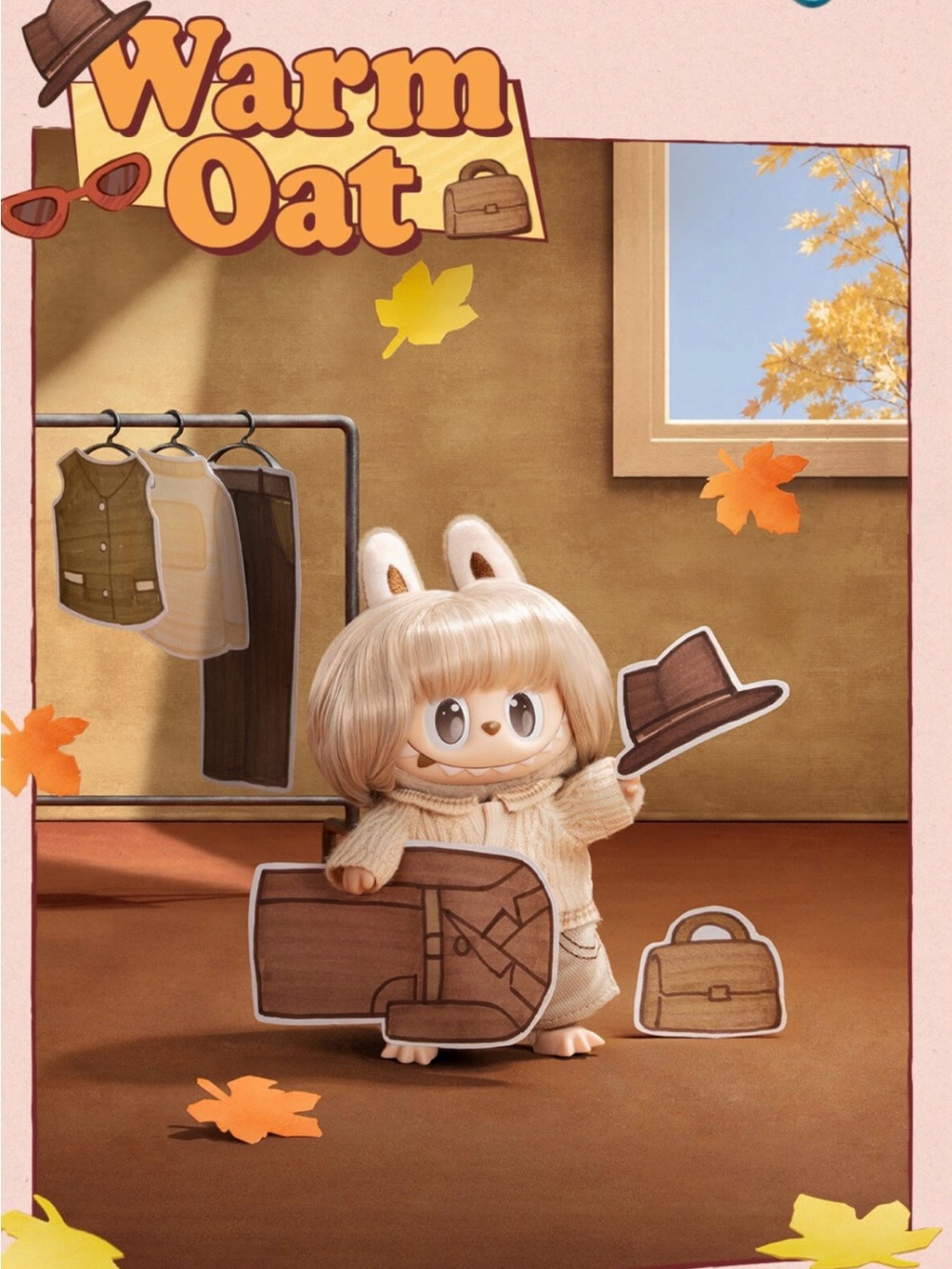 Labubu. Warm Oat - The Monsters Hair Salon